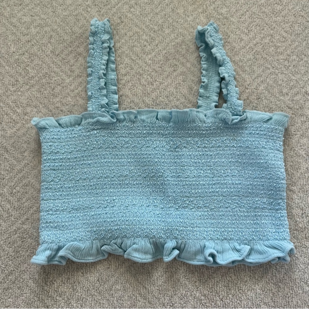 Free People Thalia Set in Light Blue - Picture 5 of 7